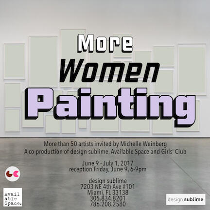 More Women Paintingwith Girls' Club and designsublime, 2017, Miami