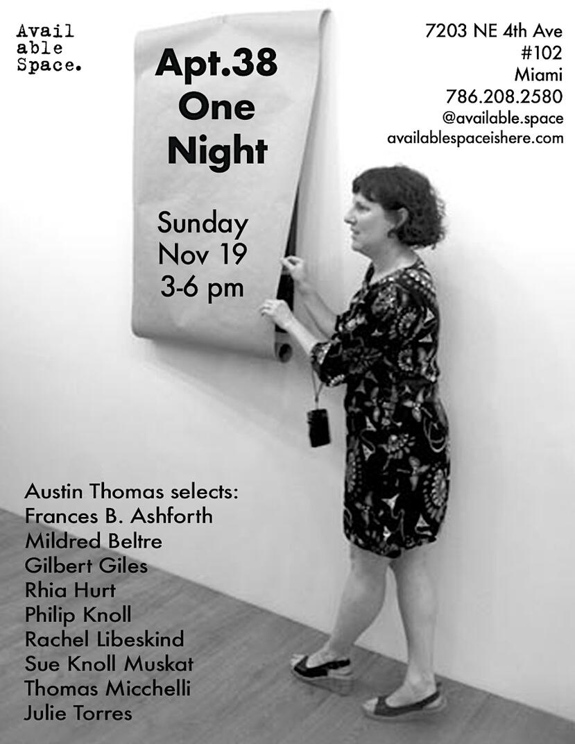 Apt 38 One Night, Austin Thomas, 2017Little River, Miami